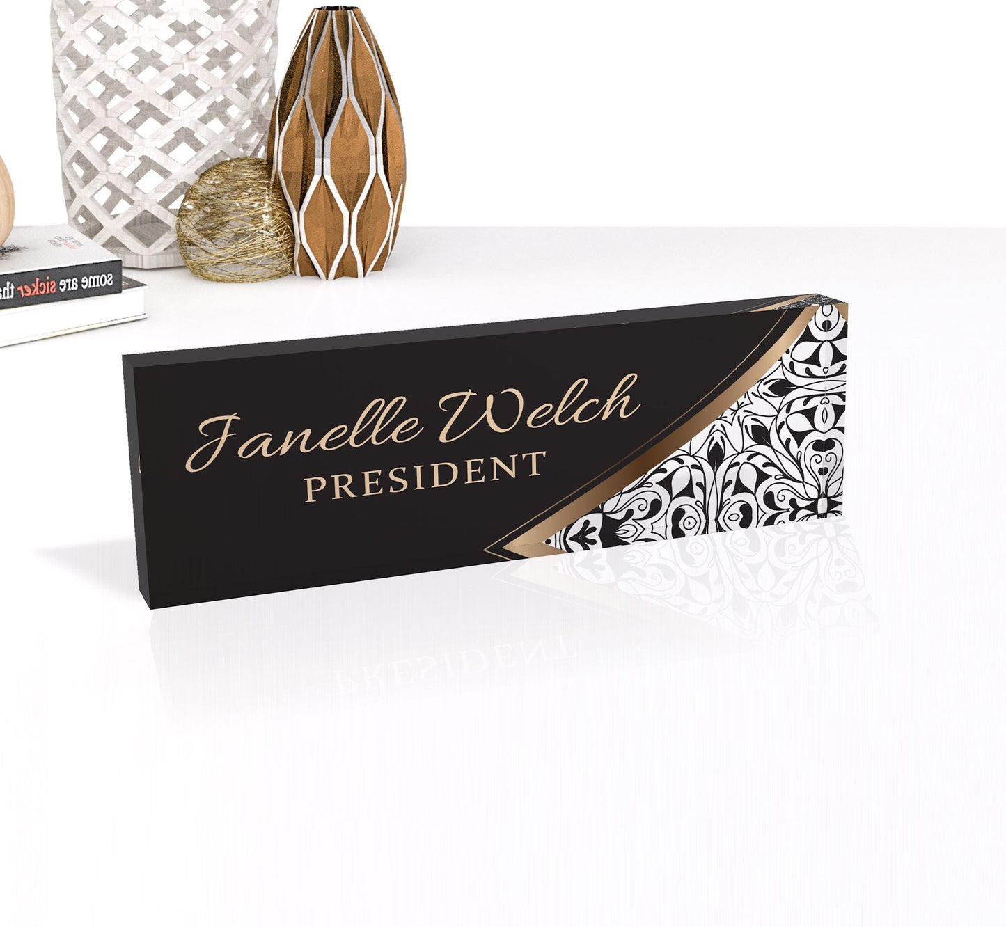 Custom Desk Name Plate,Personalized Office Decor,Desk Name Sign,Boss Gifts,Graduation Gifts,Gift for er/Him,Office Name Plate,Gifts for Boss