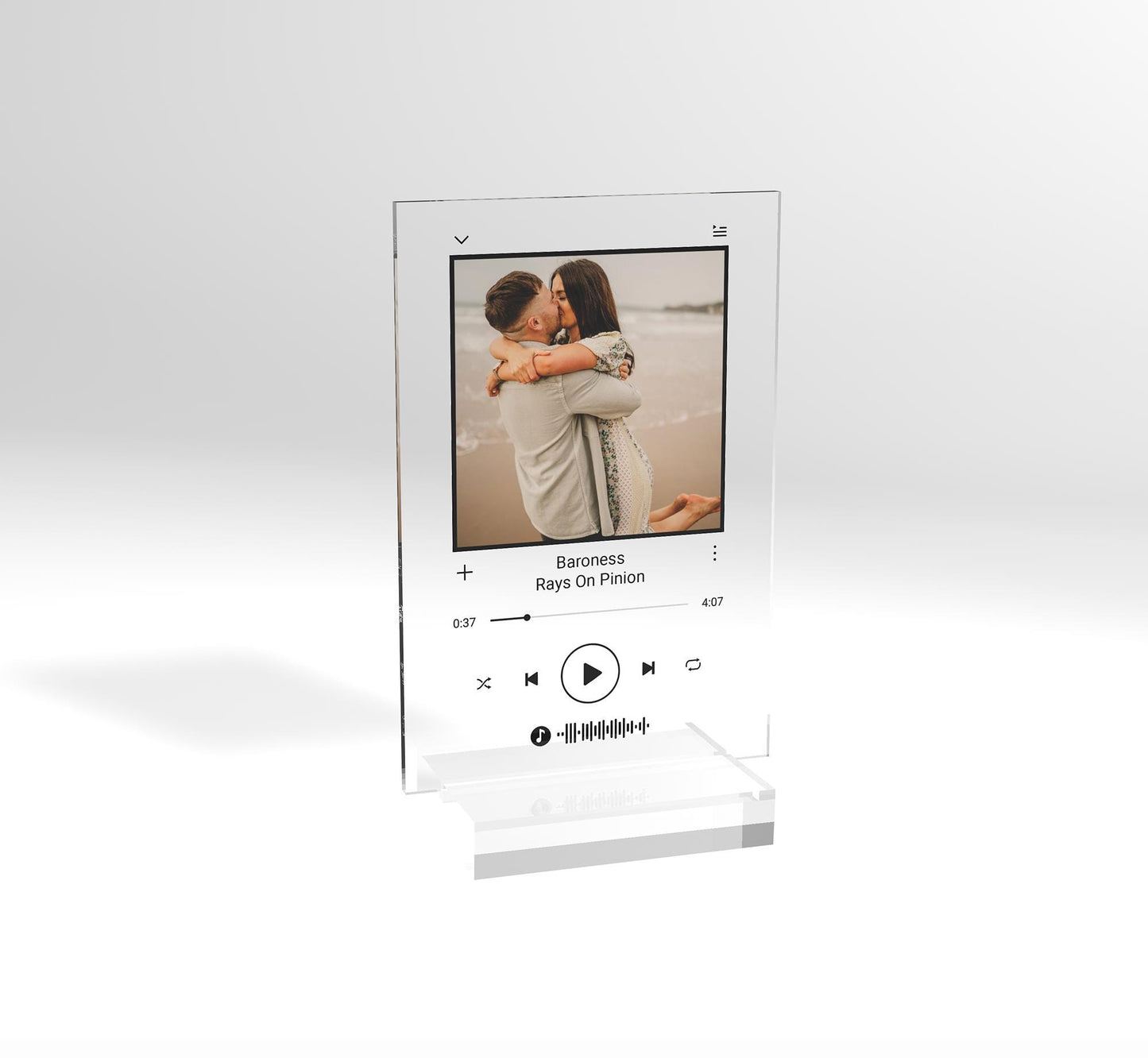 Personalized Song Acrylic Plaque, Mothers day gift, Valentines day gift, Birthday Gift, Wedding Gift, Christmas Gift, Minimalist (4x6) inch