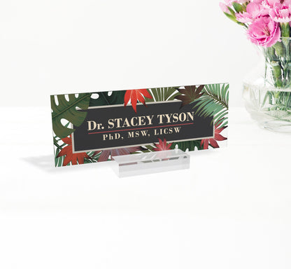 Phd Gift, Teacher Name plate, Office Decor, Desk Name Plate Custom, Name Plate for Desk, Daughter Gift, Desk Plaque