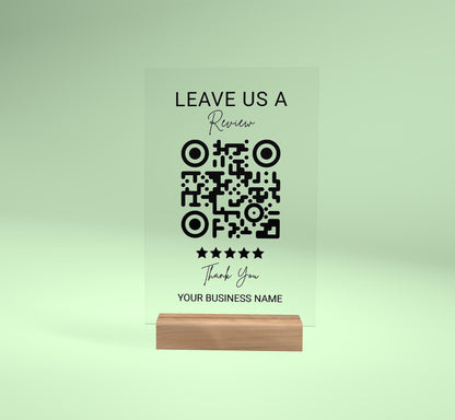 Custom QR Code Sign, Personalized QR Sign, Payment Method Sign, Shop Decor, Business Social Media Sign, Gratuity Sign, Custom Logo Sign