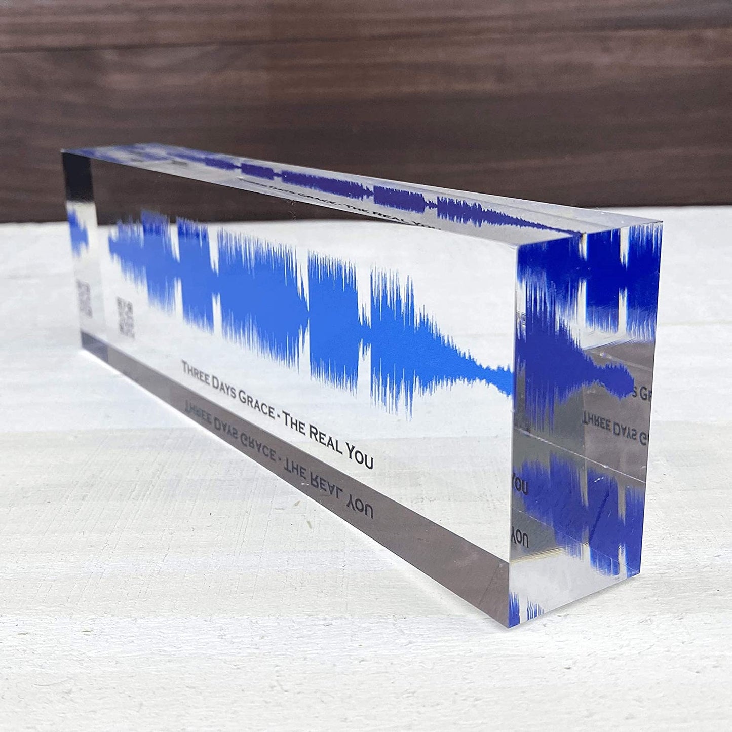 Artblox Soundwave Art Customized Gifts | Any Personal Recording or Song On Acrylic Block | Personalized Gifts