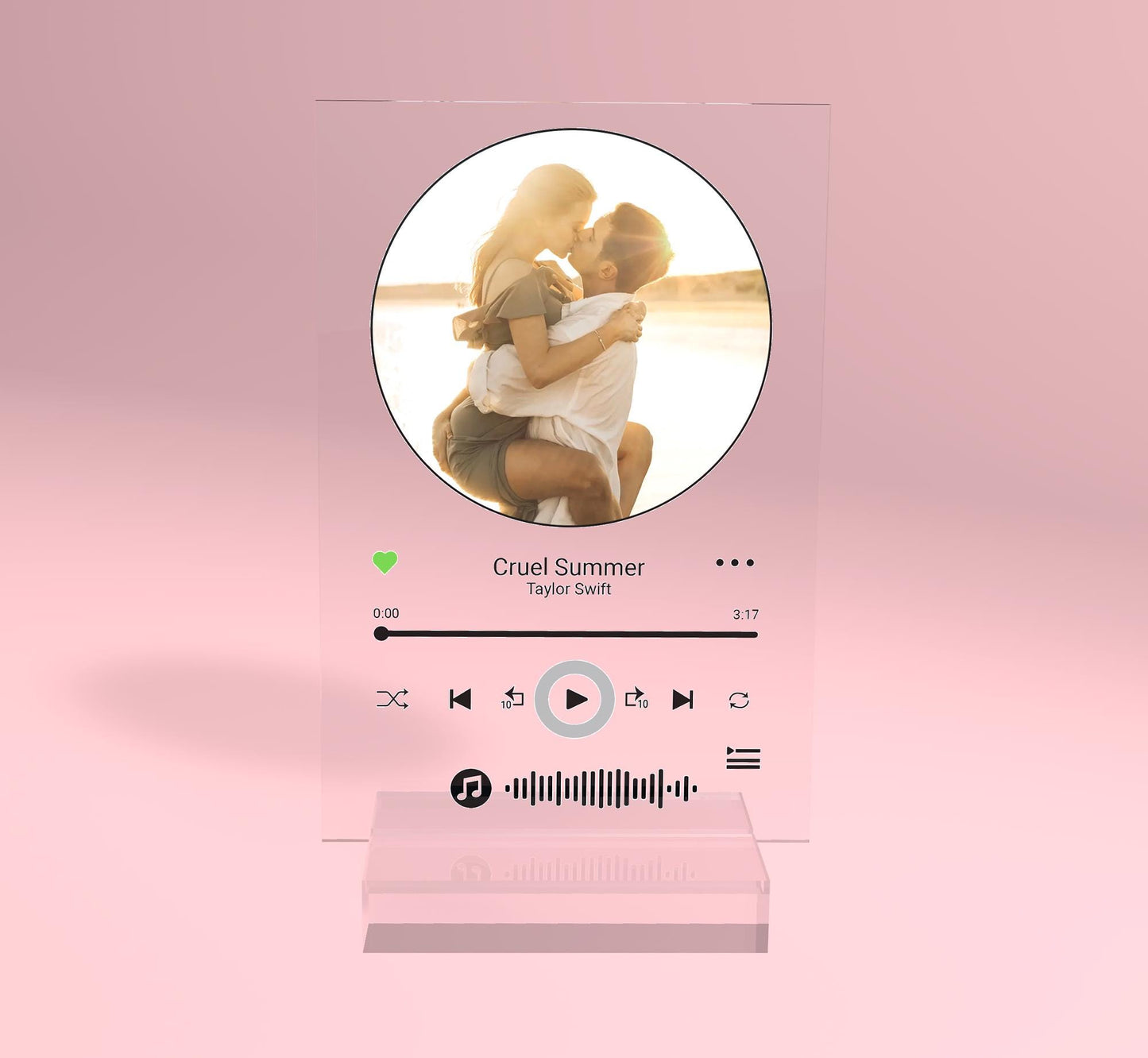 Custom Acrylic Music Plaque Song Plaque - Personalized Album Cover Music Plaque - Anniversary Gifts for Her & Him