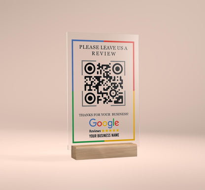 QR Code Sign, Business Social Media QR Code Sign, Scan to Review Connect with us Pay Plaque, Payment Method, QR Social Media Sign