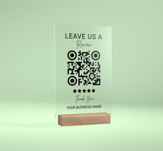 Custom QR Code Sign, Personalized QR Sign, Payment Method Sign, Shop Decor, Business Social Media Sign, Gratuity Sign, Custom Logo Sign