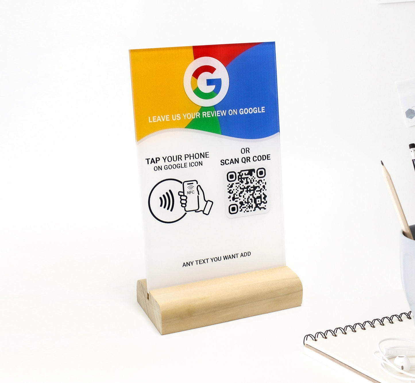 NFC google review stands - easy, instant feedback for businesses! boost your google reviews with our nfc online review stands