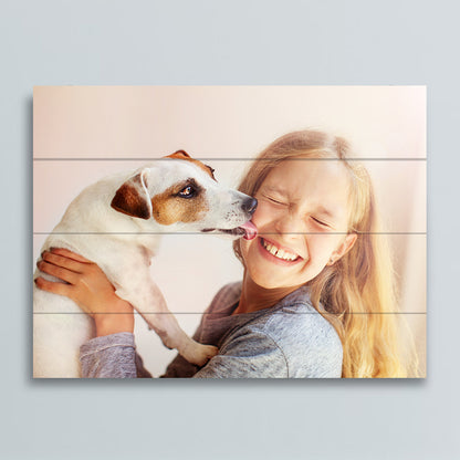 Custom Picture Frames On Real Wood Wall Art Print Pictures From Your Phone Wedding Baby Dog Family Christmas Customized Gifts Photo Prints 12x16