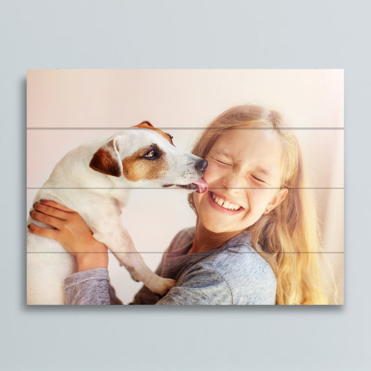 Custom Picture Frames On Real Wood Wall Art Print Pictures From Your Phone Wedding Baby Dog Family Christmas Customized Gifts Photo Prints 12x16