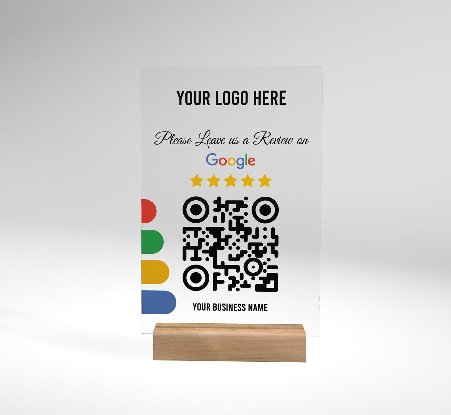 Review QR Code Sign, Review Sign, Signs For Businesses, Personalized Review Sign, Personalized Leave A Review Sign, Google Review