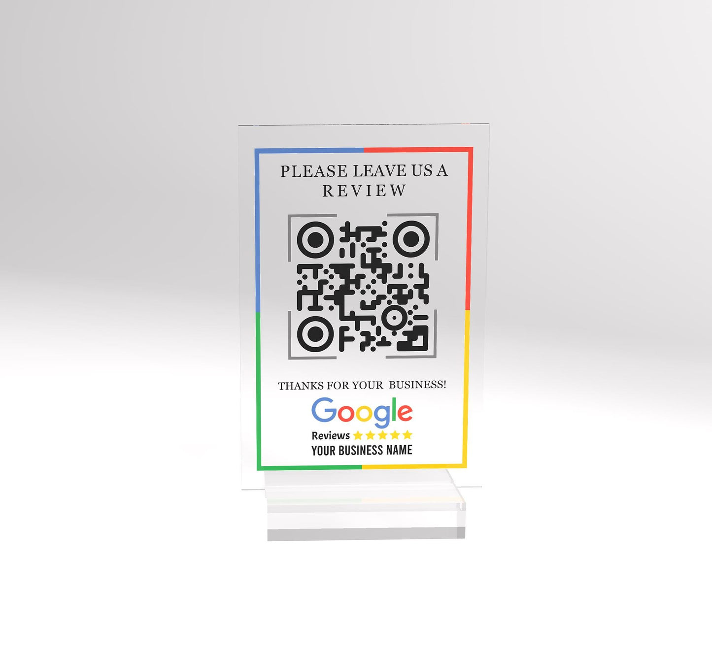 Personalized Leave Us a Review QR Code Sign, Google Review Sign, Small Business Marketing Sign, Ask for Review QR Code Sign