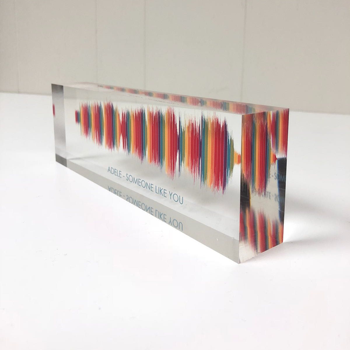 Soundwave Art Customized Gifts | Any Personal Recording or Song On Acrylic Block | Unique Personalized Gift for Anniversary or Holiday