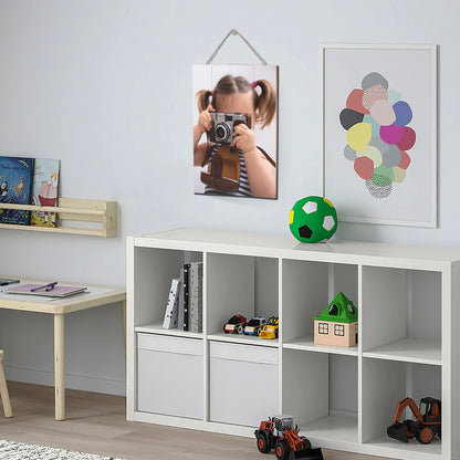 Custom Picture Frames On Real Wood Wall Art Print Pictures From Your Phone Wedding Baby Dog Family Christmas Customized Gifts Photo Prints 12x16"