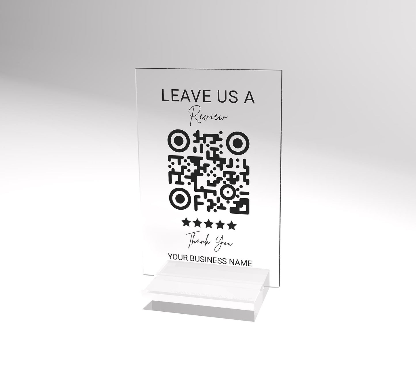 Acrylic Plaque, Business Review Sign, Salon Sign, Custom Cloud Media Sign, Reception Sign, Beauty Review Sign, Payment Method
