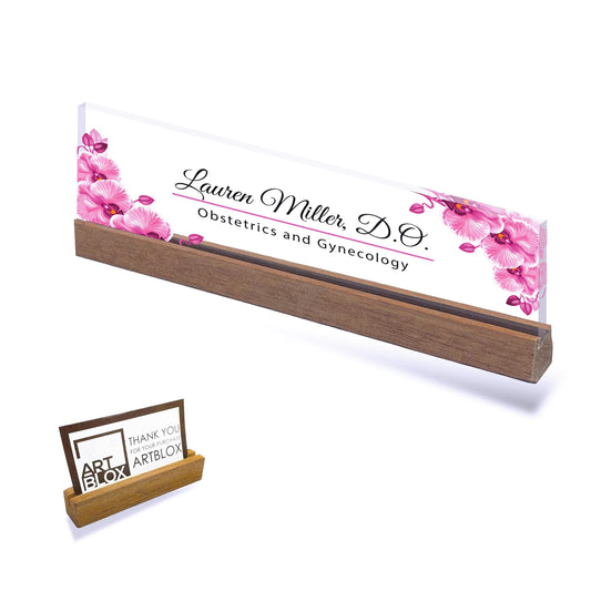Custom Office Decor | Desk Name Plate Personalized | Personalized Gifts | Acrylic Name Plate | Gifts for Coworker | Christmas Gift for Boss