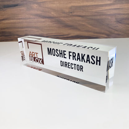 Custom Order Personalized Name Plate for Desk | Custom Office Decor Nameplate Sign | Personalised Gift
