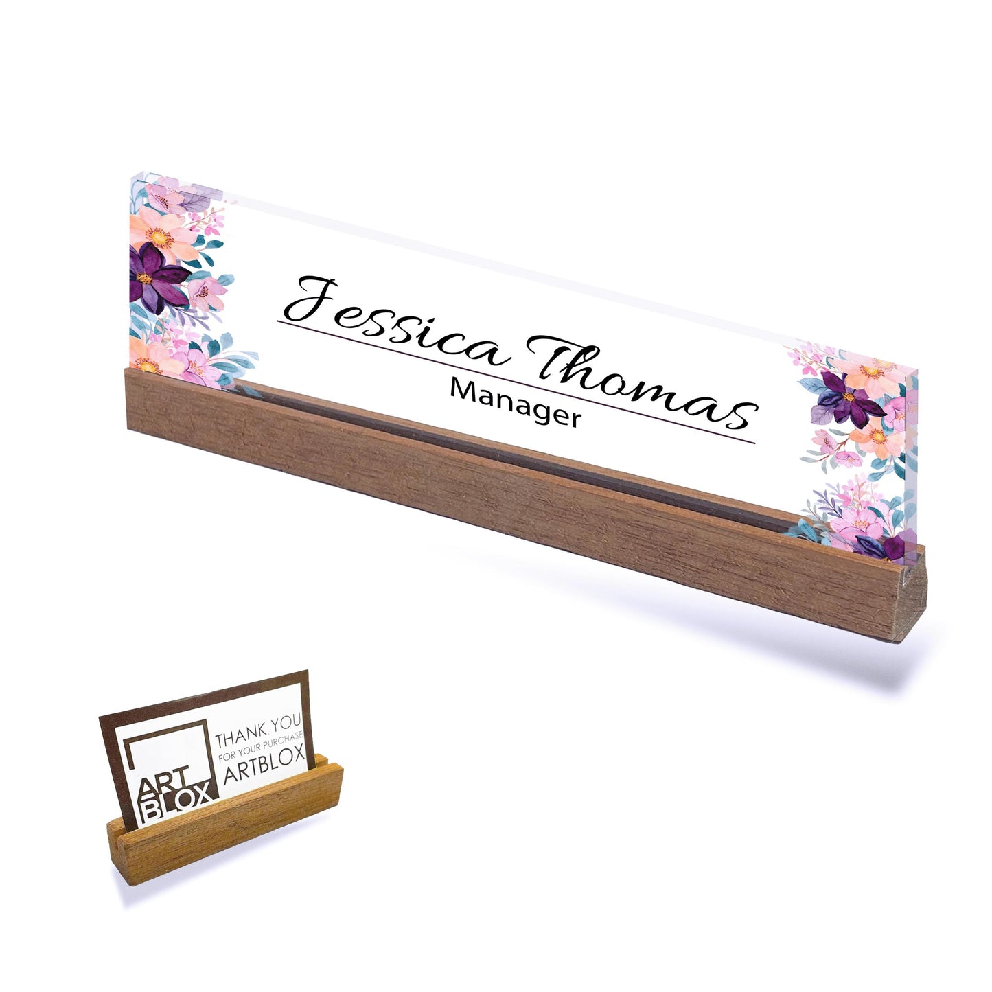 Desk Name Plate, Custom Name Plate for Desk, Acrylic Name Desk Plate, New Job Gift, Promotion Gift, Coworker Gift, Graduation